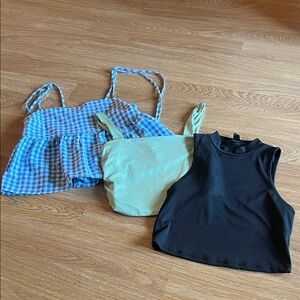 Stylish Black Crop Top